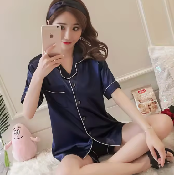 Smooth Short-sleeved OEM Sleepwear