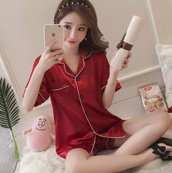 Smooth Short-sleeved OEM Sleepwear