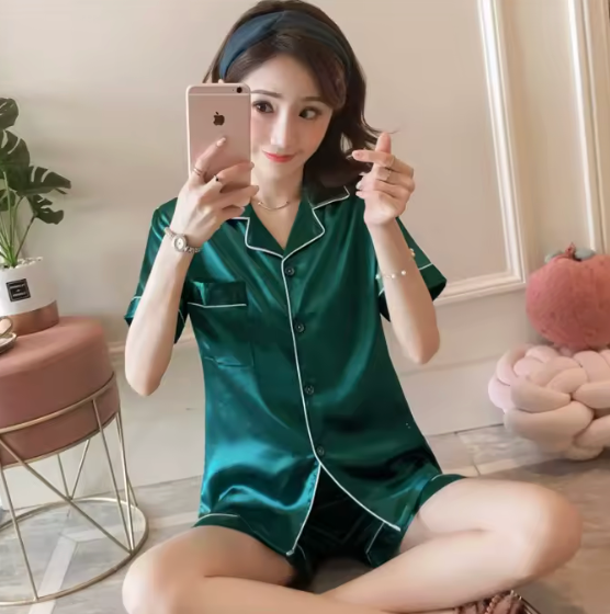Smooth Short-sleeved OEM Sleepwear