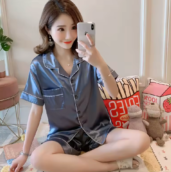 Smooth Short-sleeved OEM Sleepwear