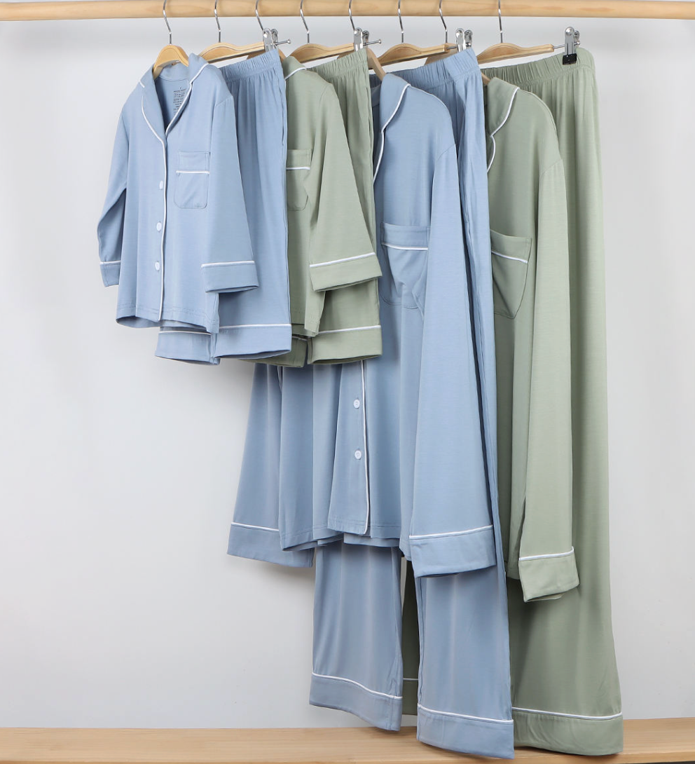 Mommy and Me Pajamas with Button