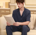 Silk Satin Men's Pajamas Set